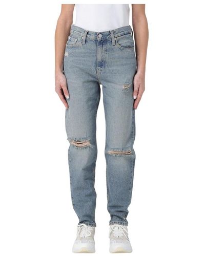 Calvin Klein Loose-Fit Jeans - Blue