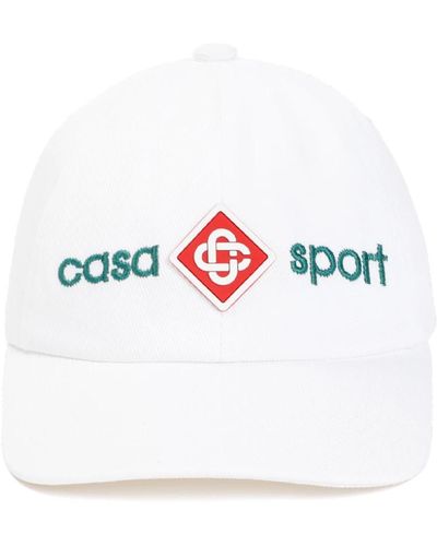 Casablancabrand Weiße baseball-logo-kappe