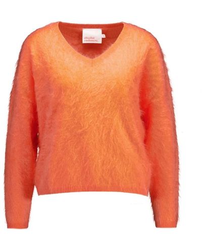 ABSOLUT CASHMERE Knitwear > cashmere knitwear - Orange