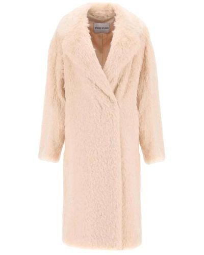 Stand Studio Double-Breasted Coats - Pink