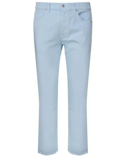 Mauro Grifoni Jeans > slim-fit jeans - Bleu