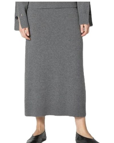 SMINFINITY Midi Skirts - Grey