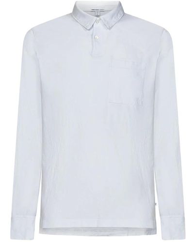 James Perse T-shirt e polo bianche con maniche lunghe - Bianco