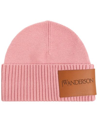 JW Anderson Wollmütze mit logo - Pink