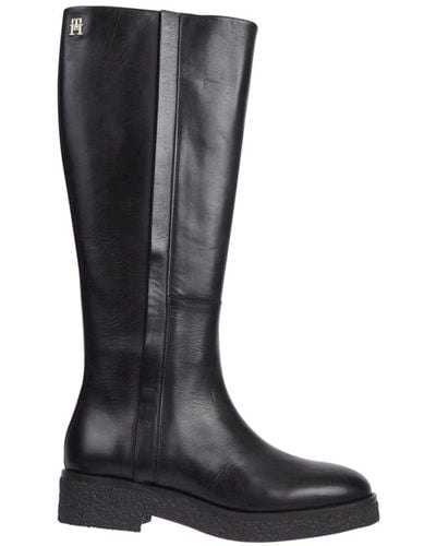 Tommy Hilfiger Shoes > boots > high boots - Noir