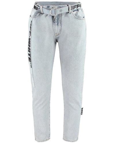 Off-White c/o Virgil Abloh Slim-fit jeans - Blau