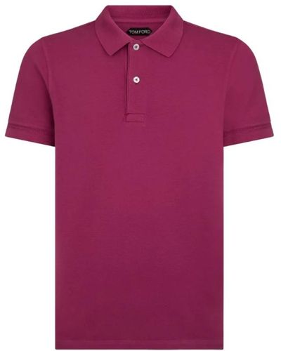 Tom Ford Tops > polo shirts - Violet