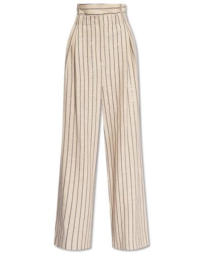 The Mannei Trousers > wide trousers - Neutre