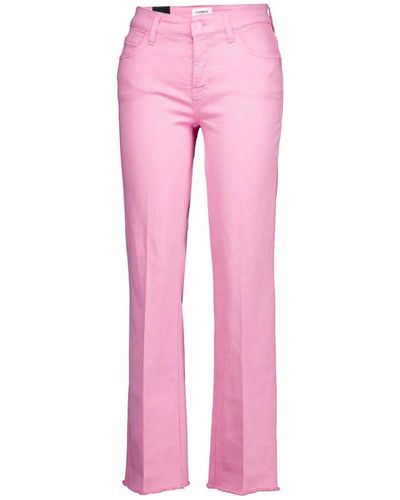 Cambio Straight Trousers - Pink