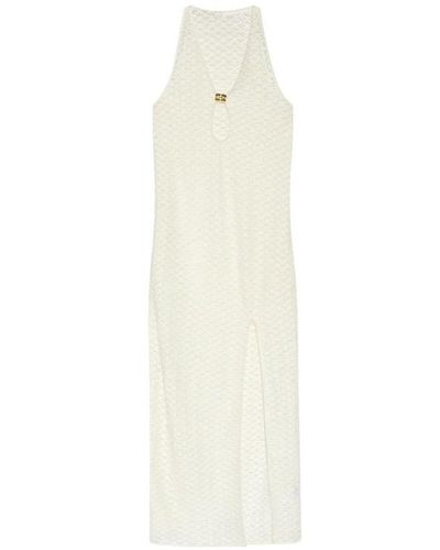 Ganni Maxi Dresses - White