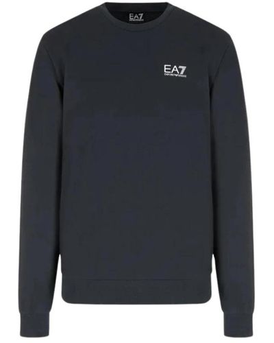 EA7 Sweatshirts,identity crewneck sweatshirt - Blau