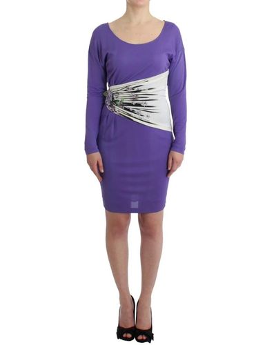 Roberto Cavalli Longsleeved dress - Violet