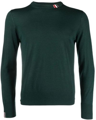 Thom Browne Round-Neck Knitwear - Green