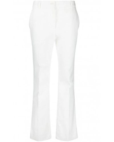 Boutique Moschino Wide Trousers - White