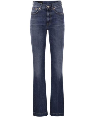 Dondup Olivia jeans - hohe taille slim bootcut - Blau