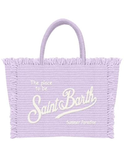 Mc2 Saint Barth Paglia mini vanity bag - Viola
