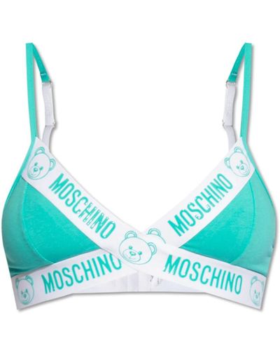Moschino Bh mit logo - Blau