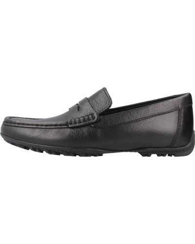 Geox Stylische loafers mit grip-sohle - Schwarz