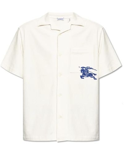 Burberry Shirt mit logo - Weiß
