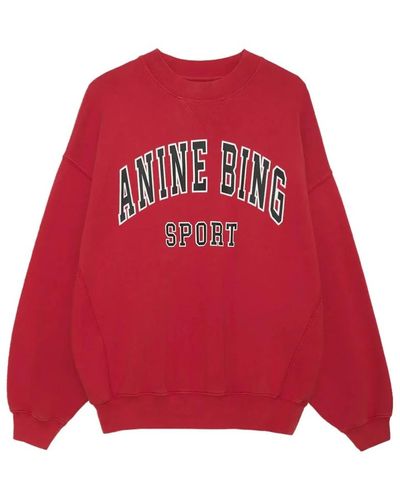 Anine Bing Sweatshirt - Rosso