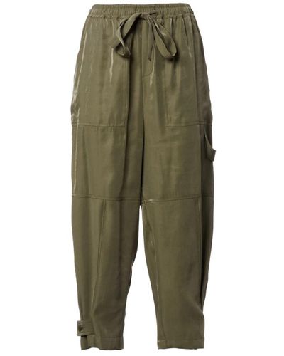 Manila Grace Tapered trousers - Verde