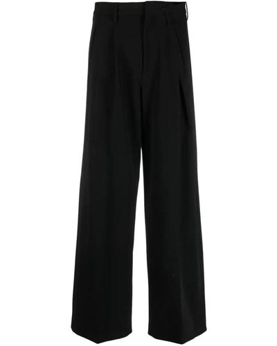 Maison Margiela Stilvolle Weite Hosen für Frauen - Schwarz