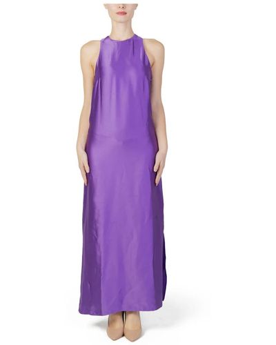 Mango Maxi Dresses - Purple