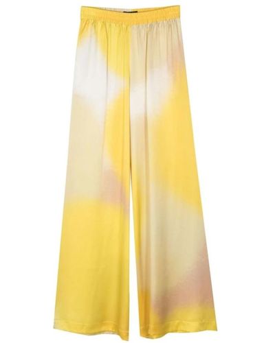 Gianluca Capannolo Trousers > wide trousers - Jaune
