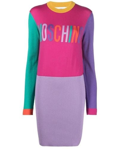 Moschino Short Dresses - Purple