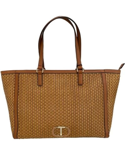 Twin Set Handbags - Brown