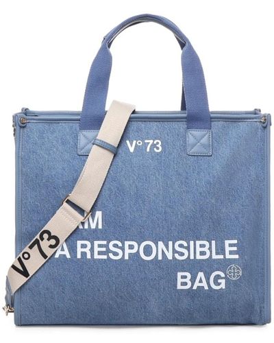 V73 Handbags - Blue