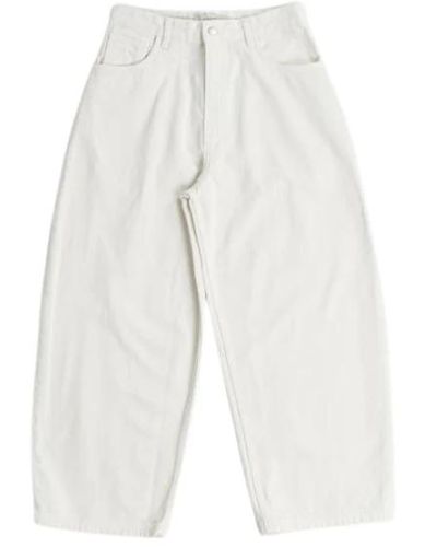 Studio Nicholson Trousers > straight trousers - Blanc