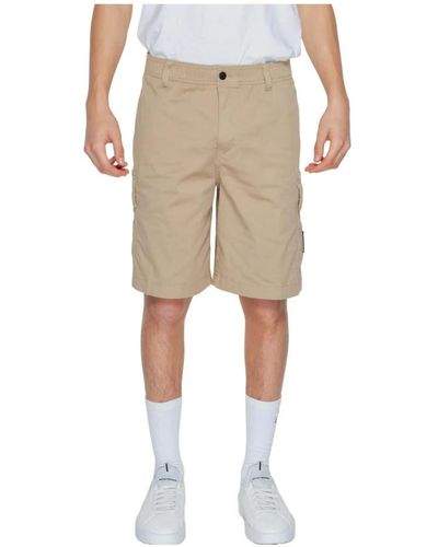 Calvin Klein Casual Shorts - Natural