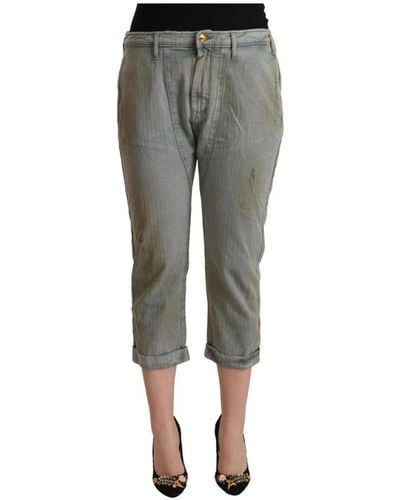 CYCLE Cropped Jeans - Gray