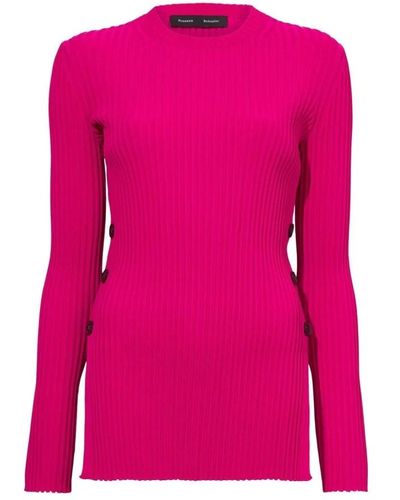 Proenza Schouler Round-Neck Knitwear - Pink