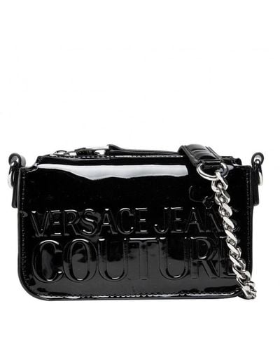 Versace Chain-link crossbody bag - Nero