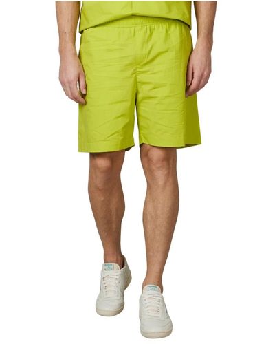 Amaranto Elastische bermuda shorts - Gelb