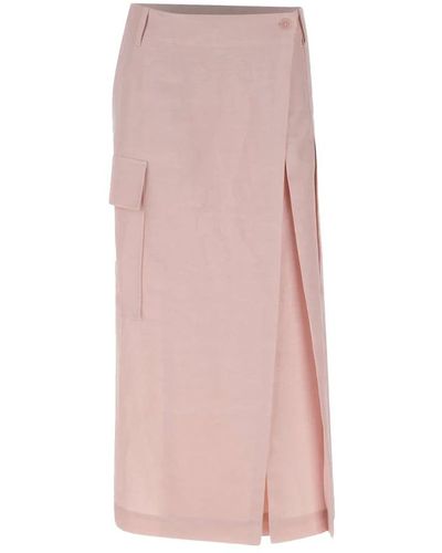 P.A.R.O.S.H. Maxi Skirts - Pink