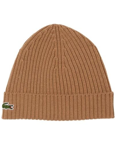 Lacoste Rb0001 Beanie - Brown