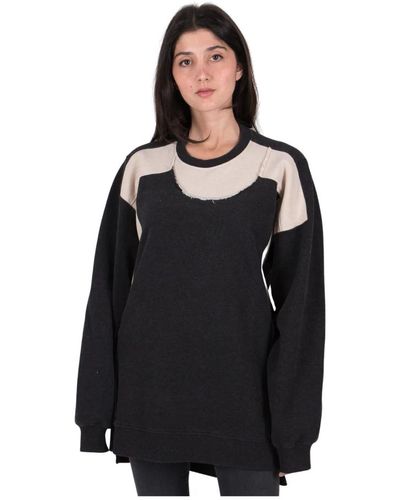 Humanoid CLB Sweaters blackish colorblock Grimes - Schwarz