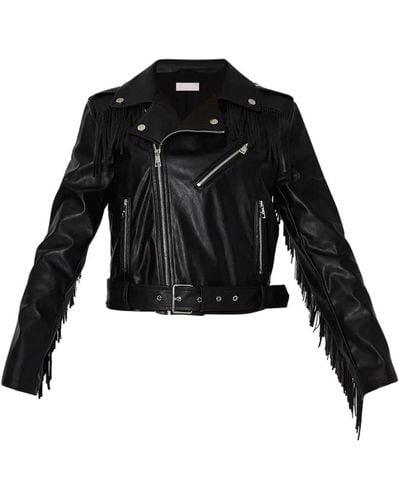 Liu Jo Leather jackets - Negro