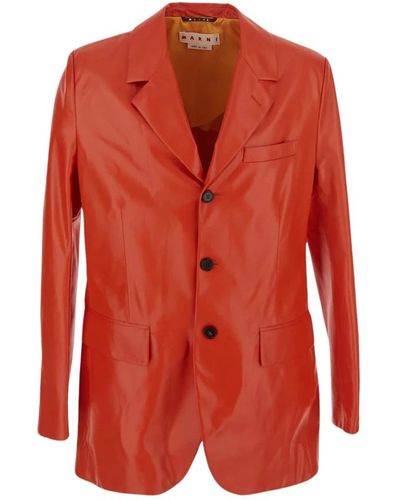 Marni Jackets > blazers - Rouge