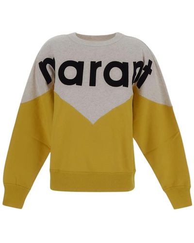 Isabel Marant Weicher baumwoll-sweatshirt für frauen isabel marant étoile - Gelb