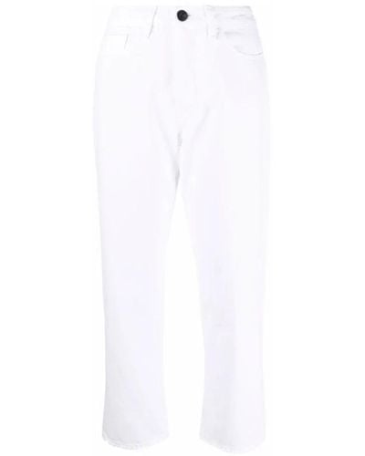 3x1 Cropped Jeans - White