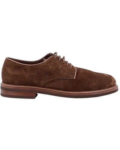 Brunello Cucinelli Laced Shoes - Brown