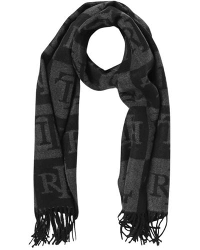 Ralph Lauren Set sciarpa g logo - Nero