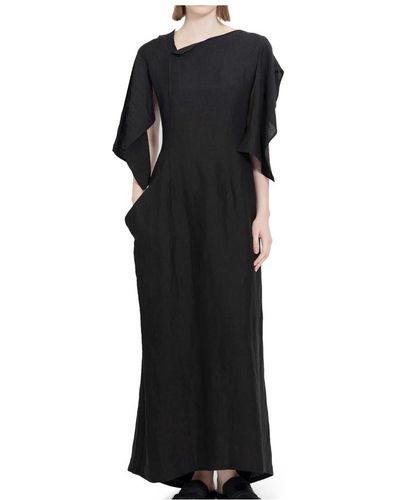 Yohji Yamamoto Dresses > day dresses > maxi dresses - Noir