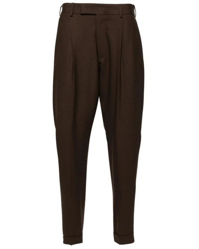 PT Torino Suit Trousers - Brown