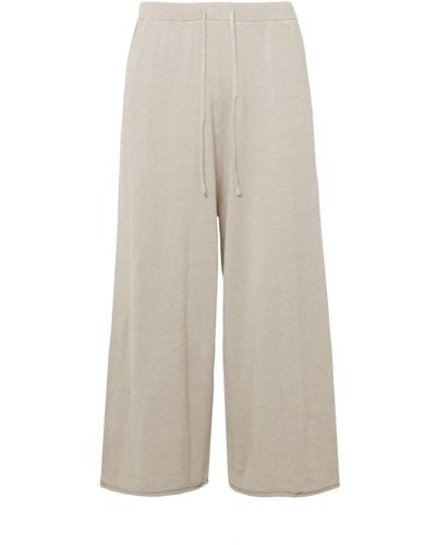 Bomboogie Wide Trousers - Natural