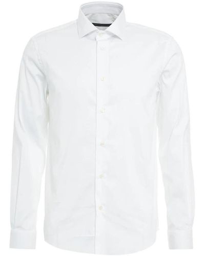 Brian Dales Formal Shirts - White